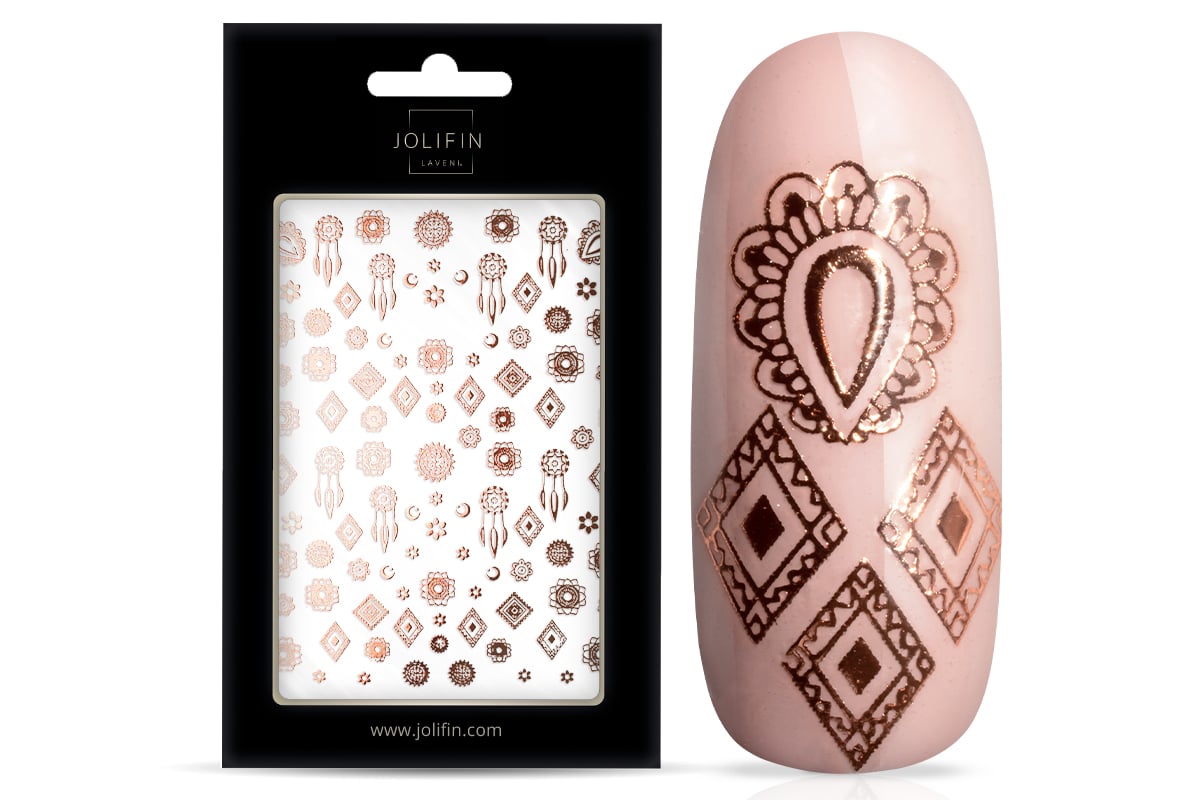 Jolifin LAVENI XL Sticker - rose gold no. 2