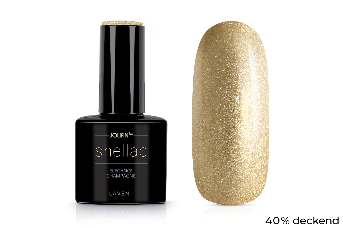 Jolifin LAVENI Shellac - elegance champagne 10ml 