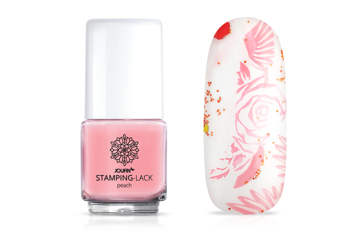 Jolifin Stamping Lacquer - peach 12ml