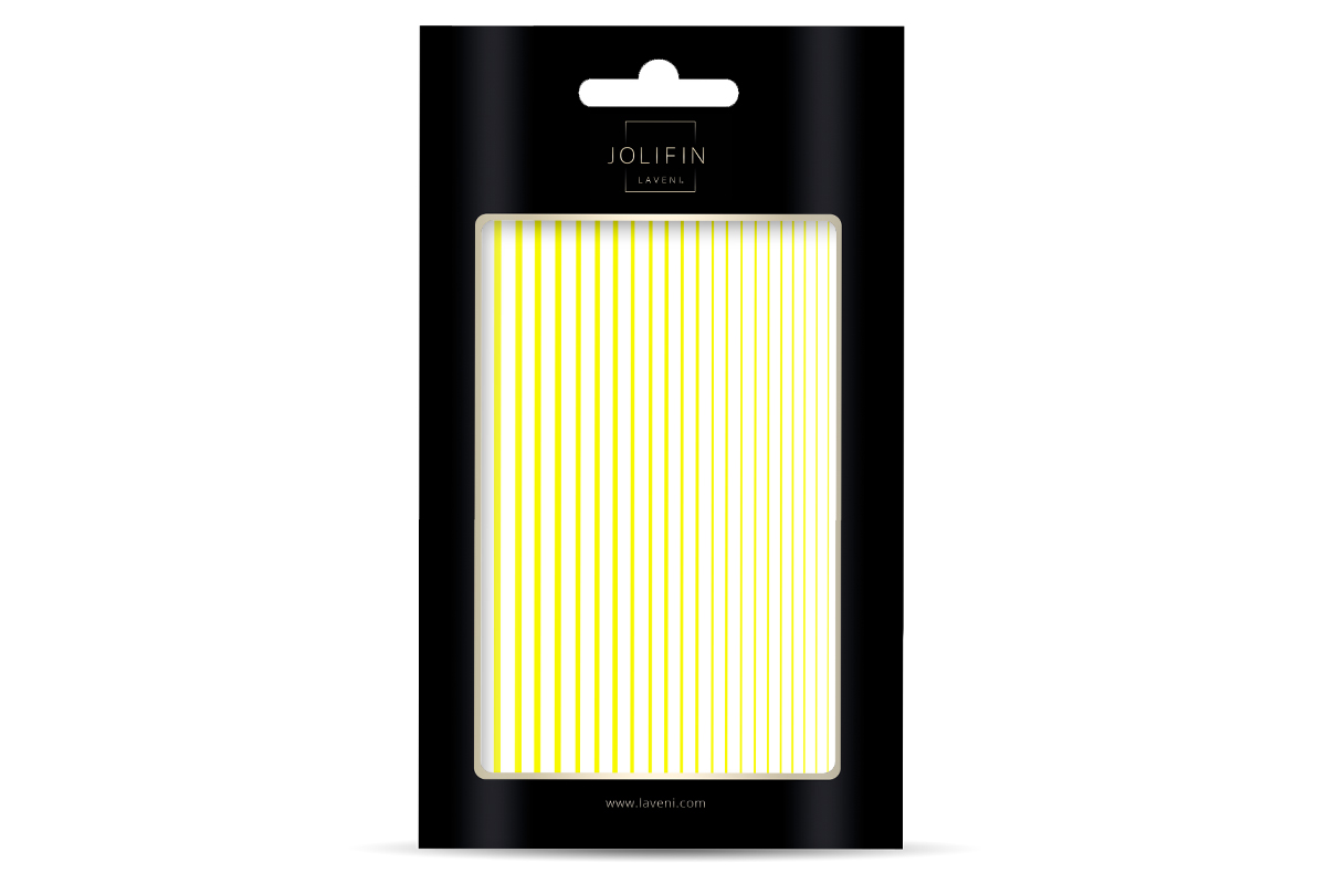 Jolifin LAVENI XL Sticker - Stripes yellow