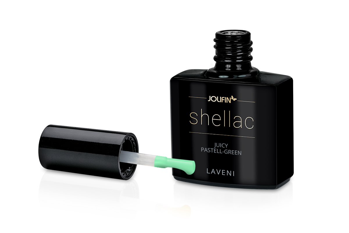 Jolifin LAVENI Shellac - juicy pastel-green 10ml