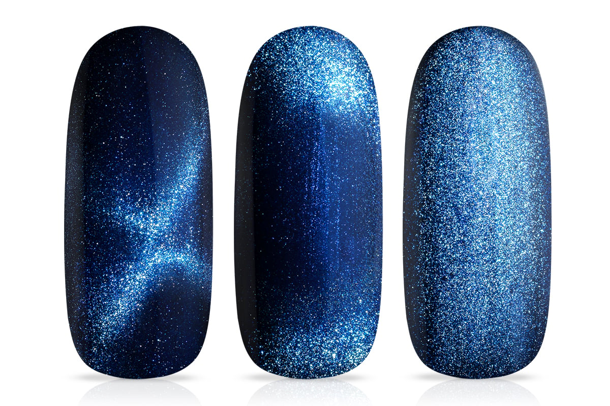 Jolifin LAVENI Shellac - Cat-Eye 9D blue & ocean 10ml