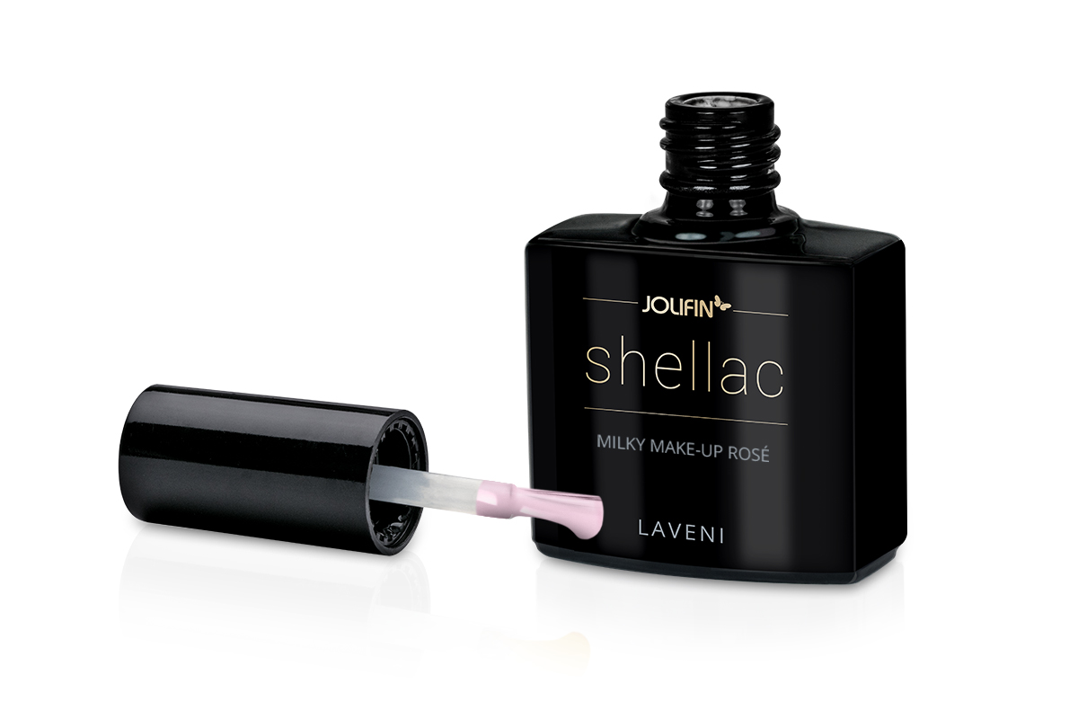 Jolifin LAVENI Shellac - milky make-up rosé 10ml