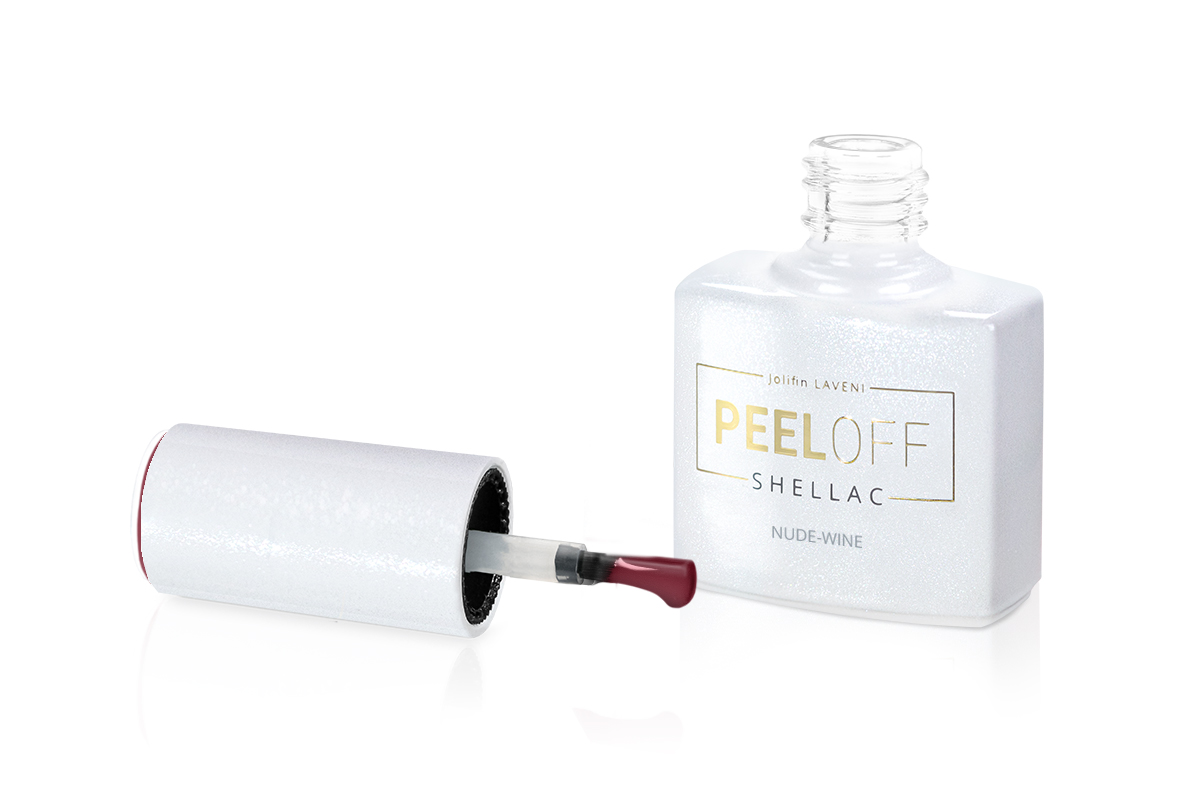 Jolifin LAVENI Shellac PeelOff - nude-wine 10ml