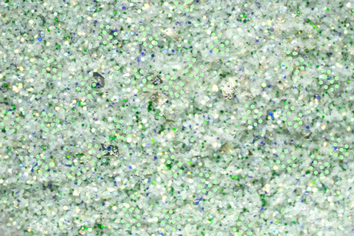 Jolifin Glitterpuder - fairy green