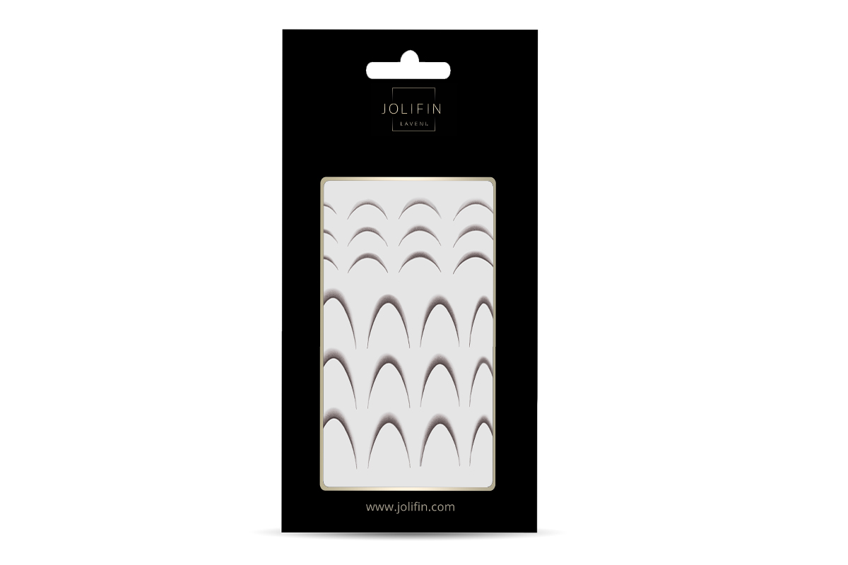 Jolifin LAVENI XL Sticker - Ombre French grey