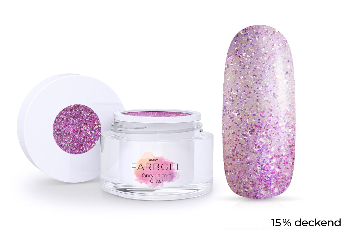 Jolifin Farbgel fancy unicorn Glitter 5ml