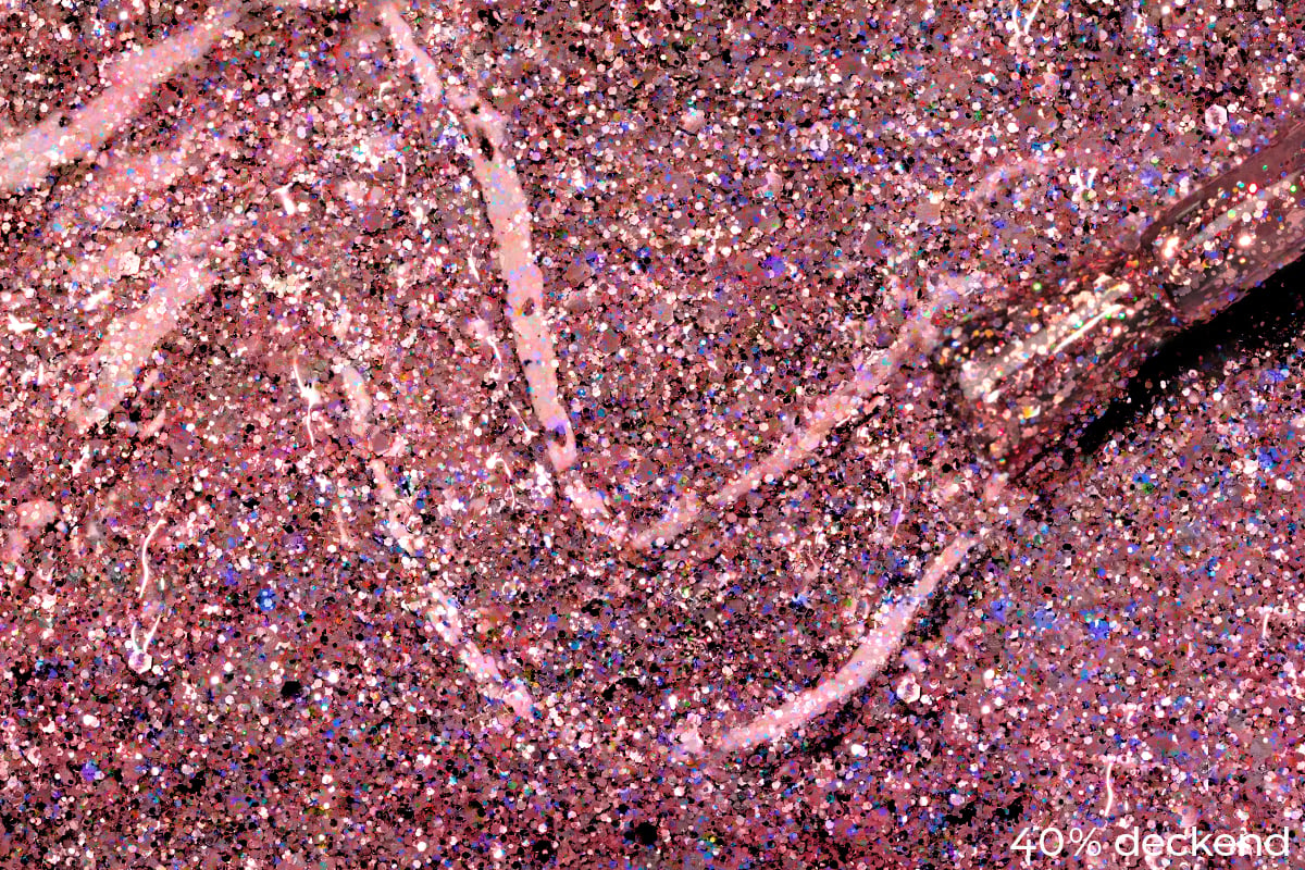 Jolifin LAVENI Shellac - rosy Glitter 10ml