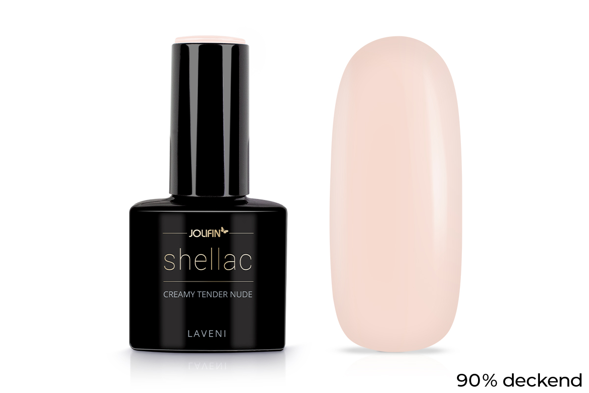 Jolifin LAVENI Shellac - creamy tender nude 10ml