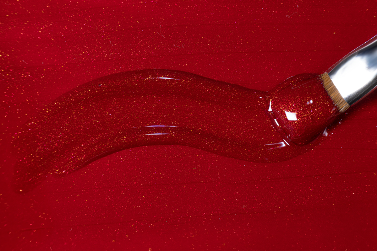Jolifin LAVENI Farbgel - shiny red 5ml