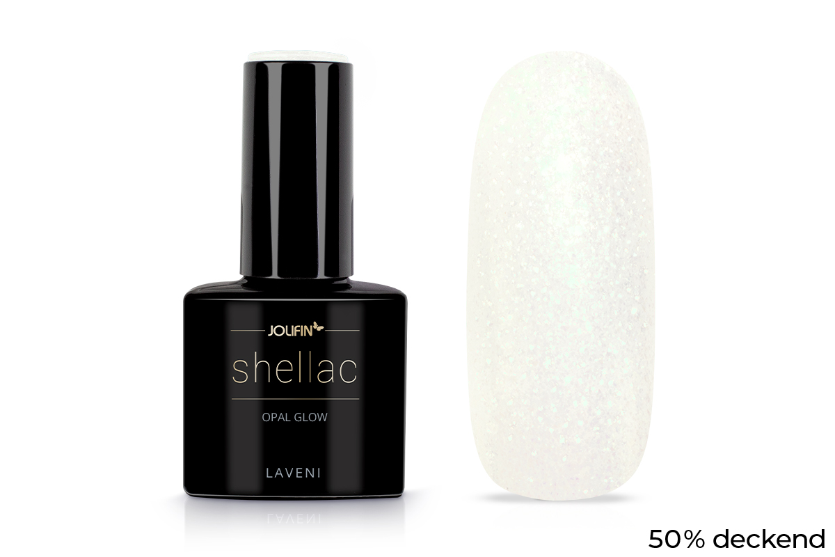 Jolifin LAVENI Shellac - opal glow 10ml