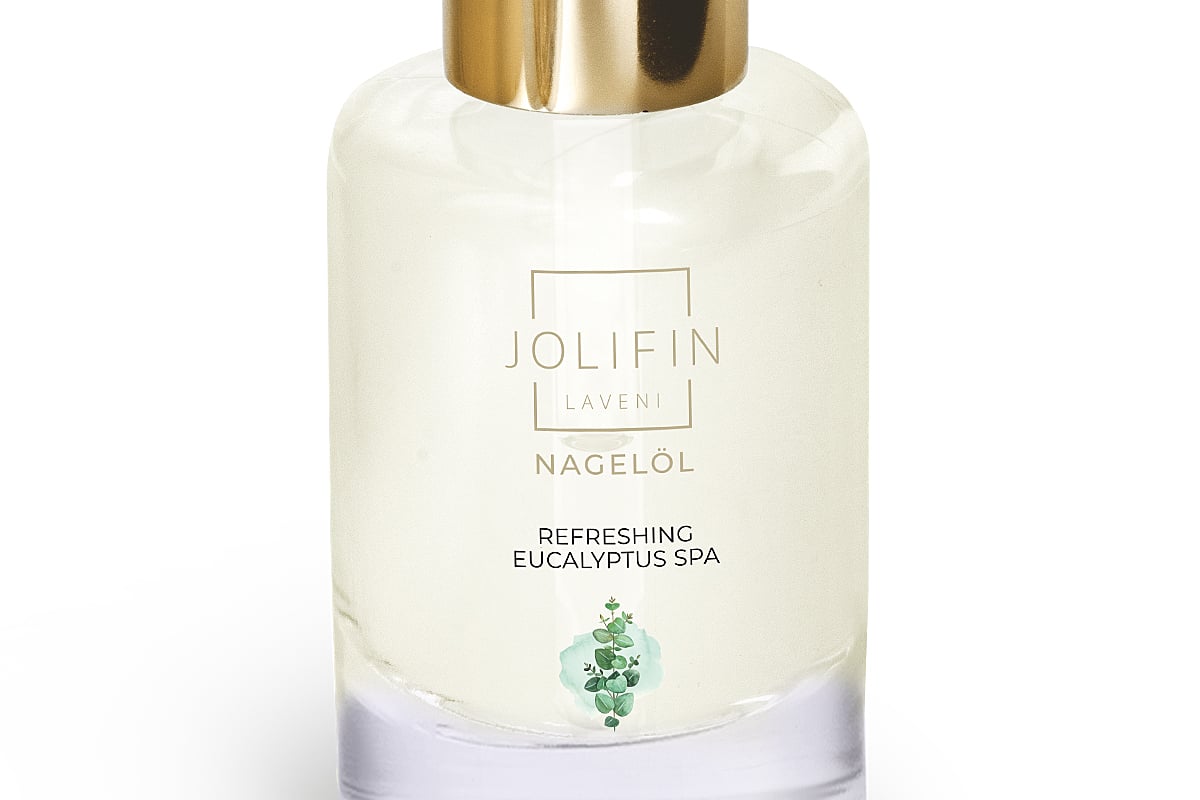 Jolifin LAVENI Nail Oil - refreshing eucalyptus spa 10ml