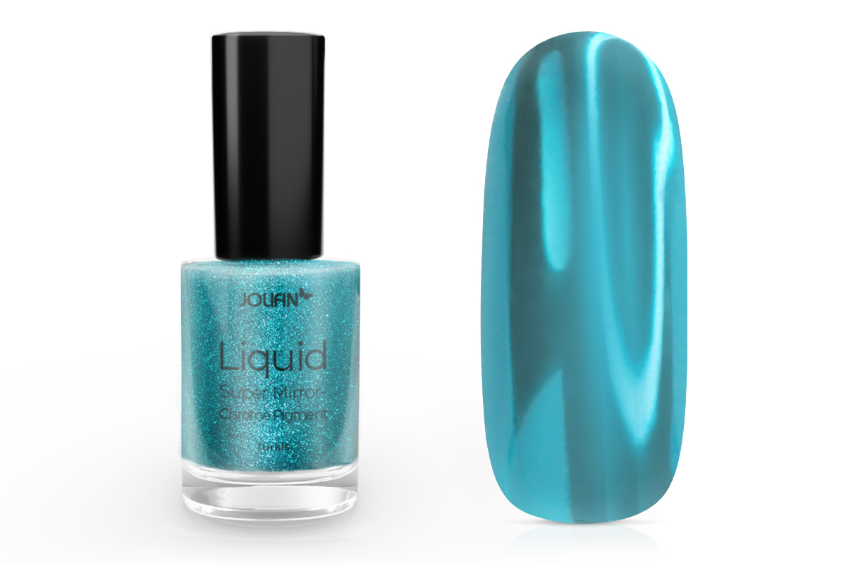 Jolifin Liquid Super Mirror-Chrome Pigment - turquoise 6ml