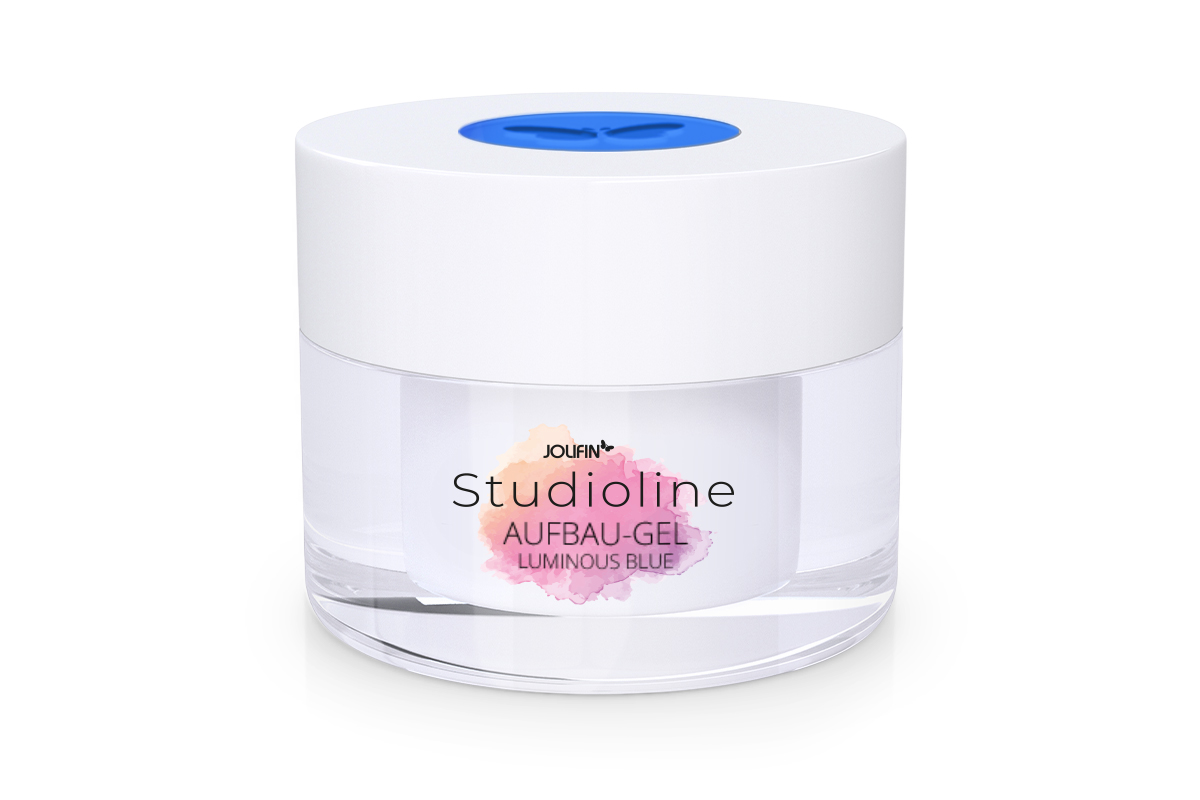 Jolifin Studioline Aufbau-Gel - luminous blue 15ml