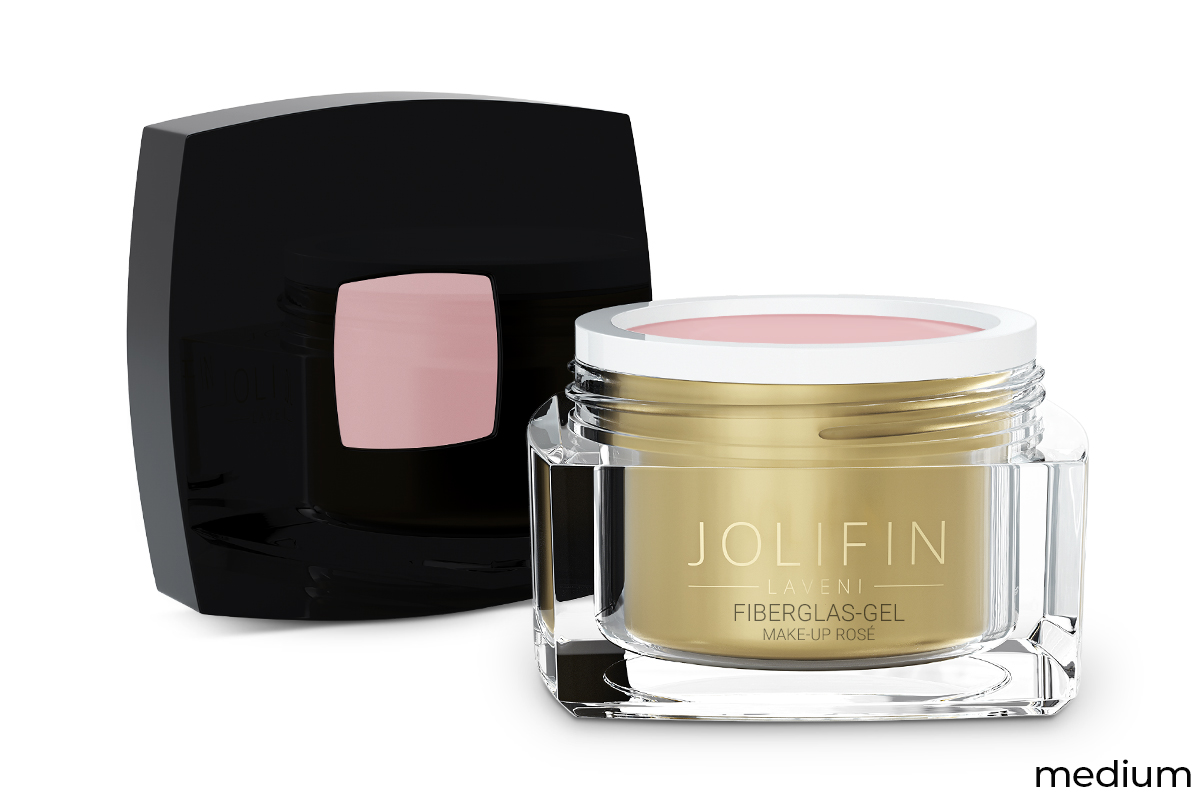 Jolifin LAVENI - Fibreglass gel make-up rosé 30ml