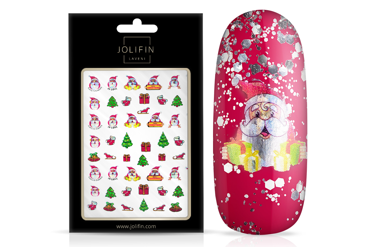 Jolifin LAVENI XL Sticker - hologramm christmas Nr. 1