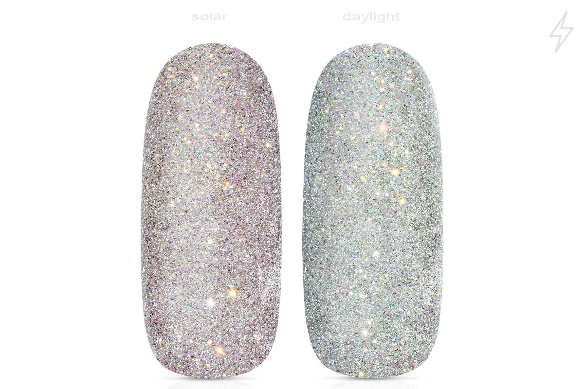 Jolifin LAVENI FlashOn Nightshine Solar Glitter - cream-peach