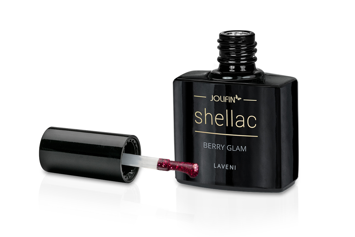 Jolifin LAVENI Shellac - berry glam 10ml