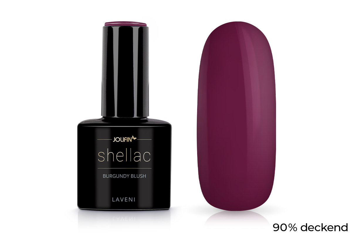 Jolifin LAVENI Shellac - burgundy blush 10ml