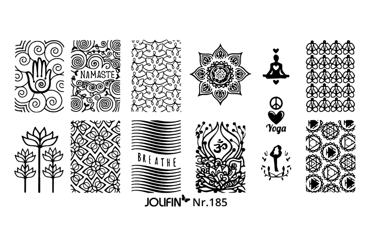 Jolifin Stamping-Schablone - Nr. 185