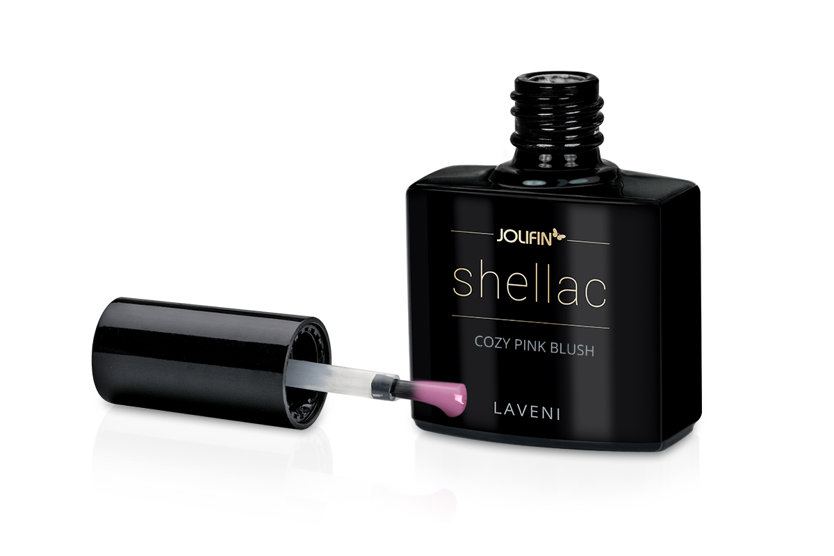 Jolifin LAVENI Shellac - cozy pink blush 10ml