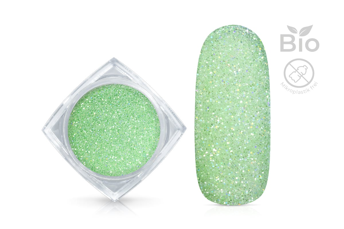 Jolifin Organic Glitter Powder - pastel-green