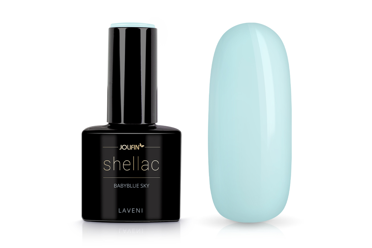 Jolifin LAVENI Shellac - babyblue sky 10ml