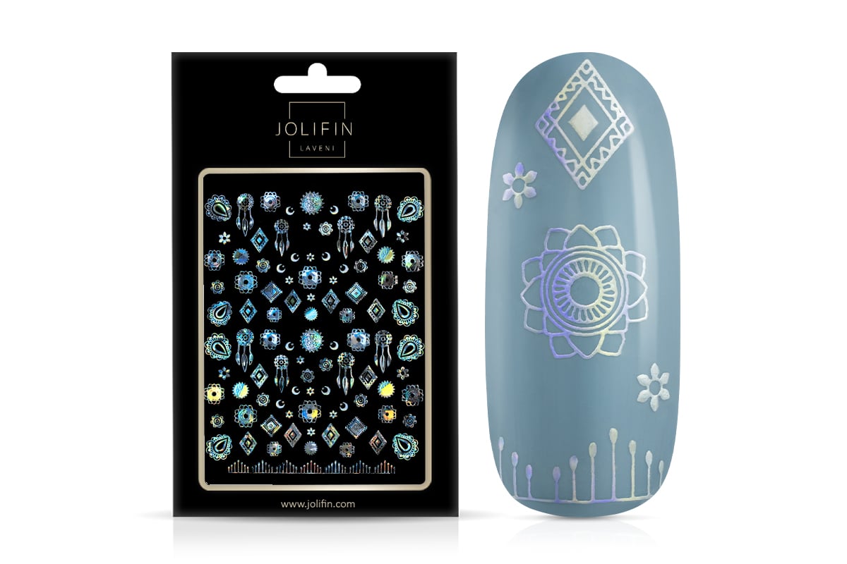 Jolifin LAVENI XL Sticker - Silver Hologram No. 7