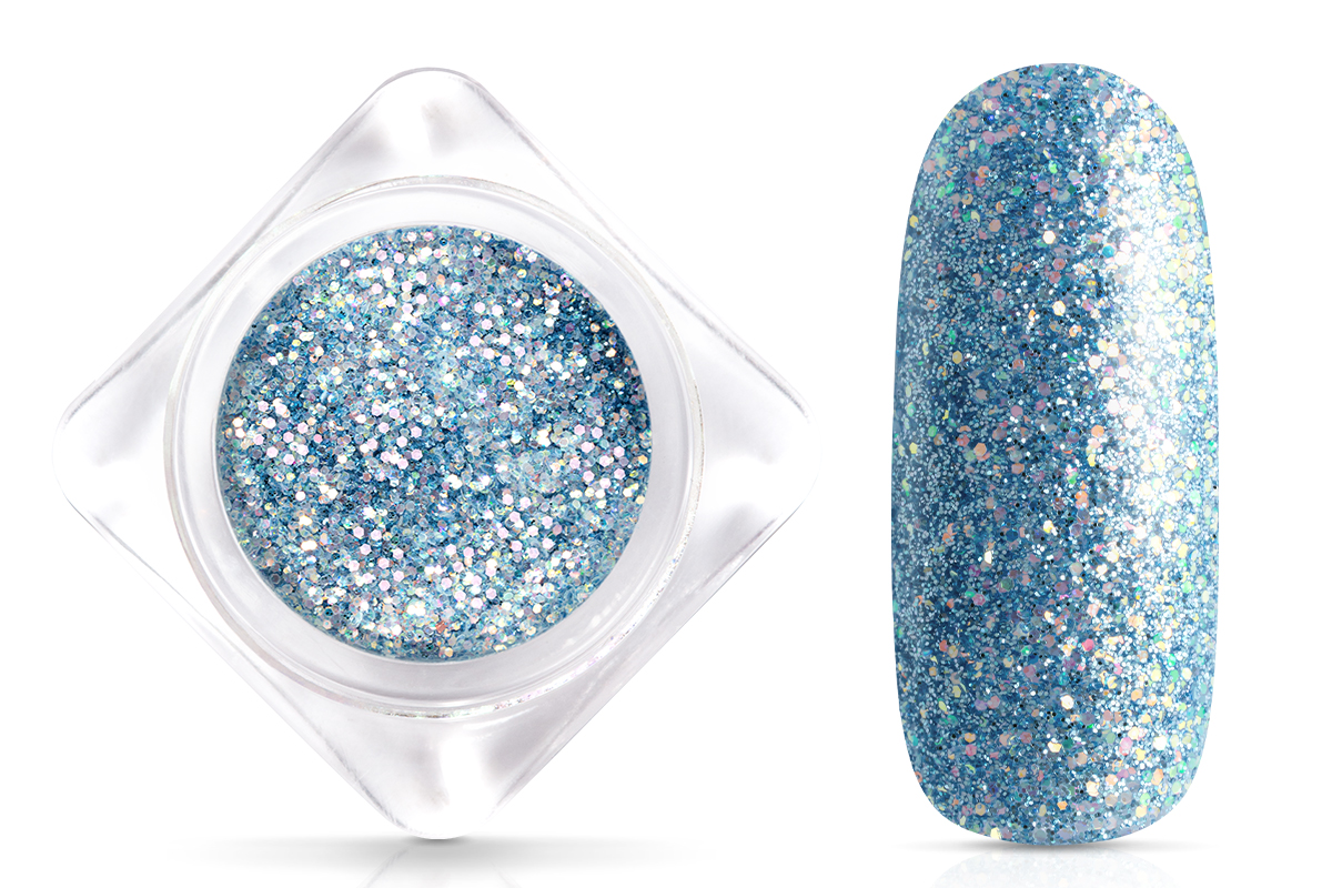 Jolifin Glitterpuder - fairy azure blue