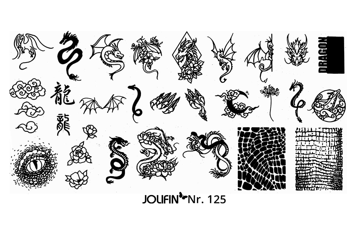 Jolifin Stamping Stencil No. 125