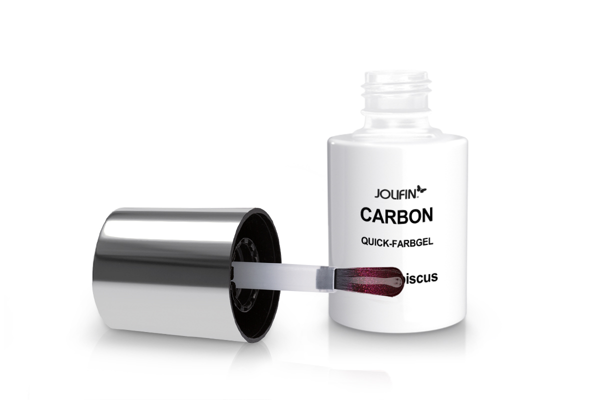 Jolifin Carbon Quick-Farbgel - dark hibiscus 11 ml