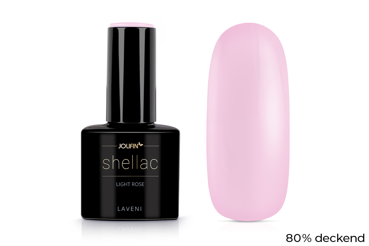 Jolifin LAVENI Shellac - light rose 10ml 