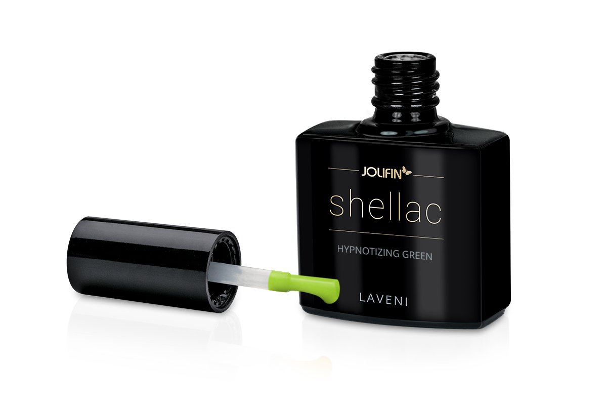 Jolifin LAVENI Shellac - hypnotising green 10ml