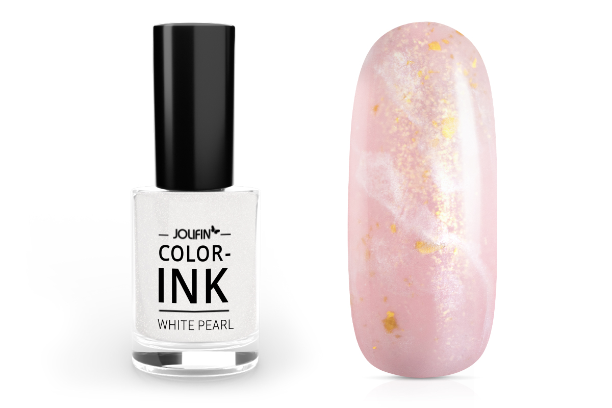 Jolifin Colour-Ink - white pearl 6ml