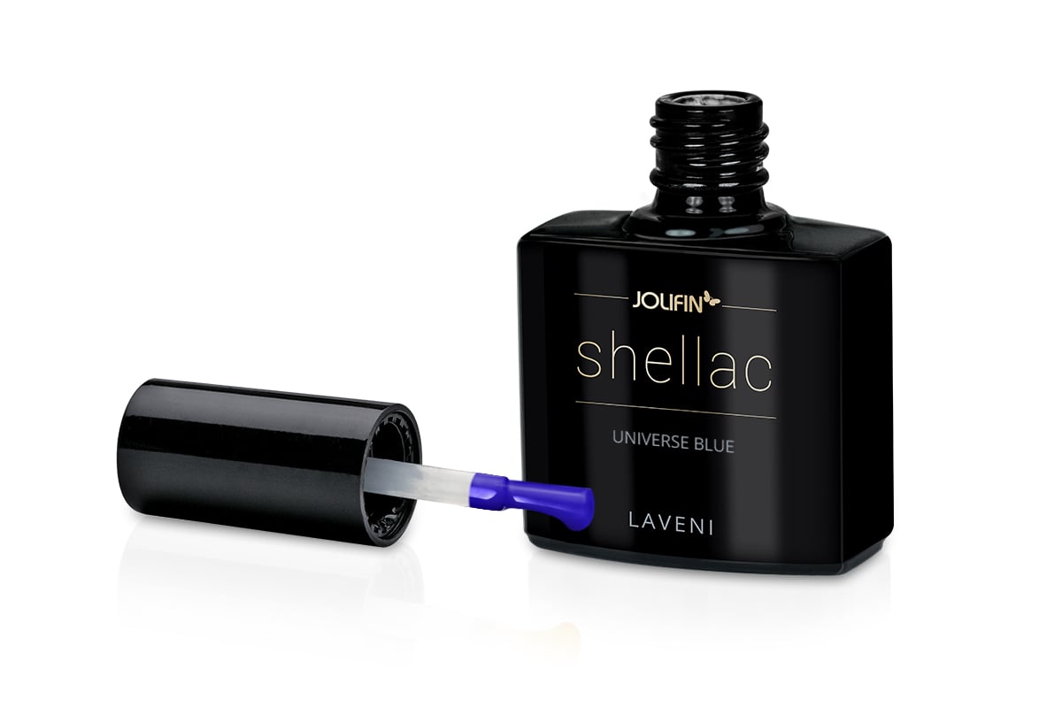 Jolifin LAVENI Shellac - universe blue 10ml