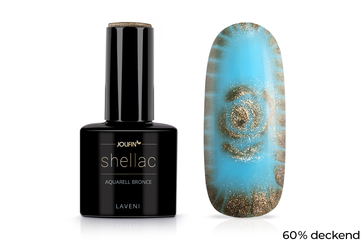 Jolifin LAVENI Shellac Aquarell - bronce 10ml