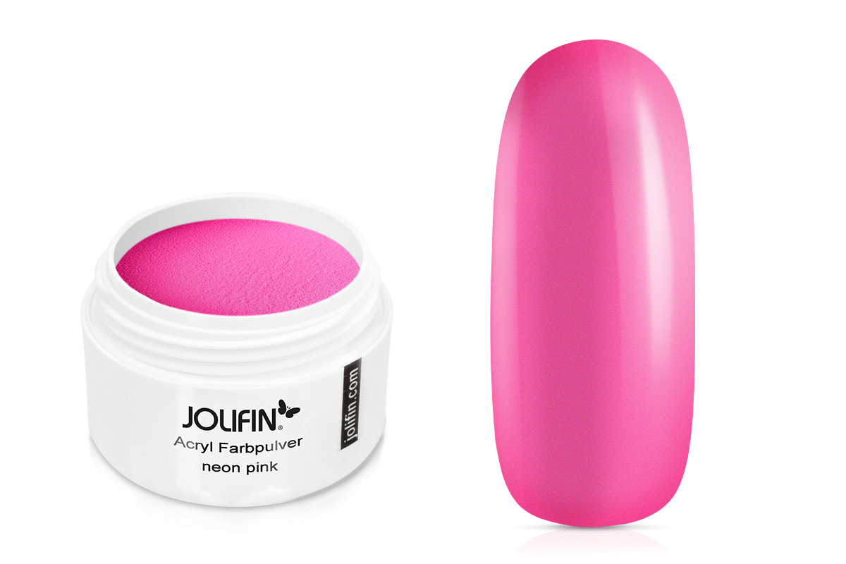 Jolifin Acryl Farbpulver - neon pink 5g