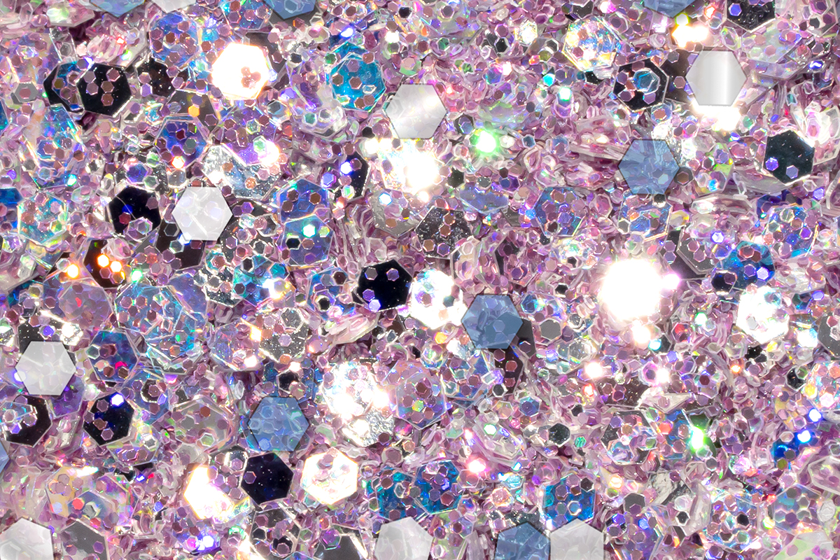 Jolifin LAVENI Luxury Glitter Hologram - silver-lilac