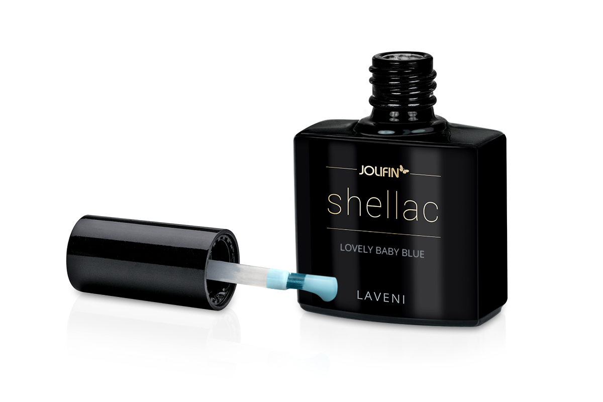 Jolifin LAVENI Shellac - lovely baby blue 10ml