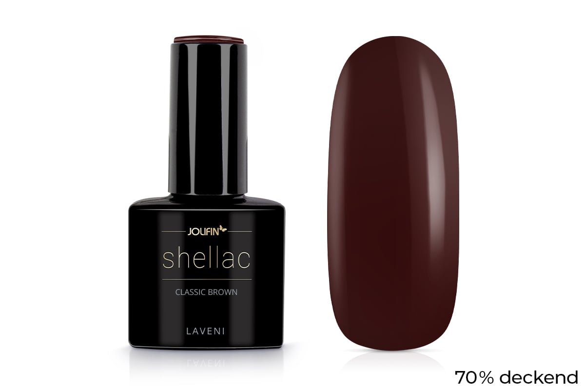 Jolifin LAVENI Shellac - classic brown 10ml