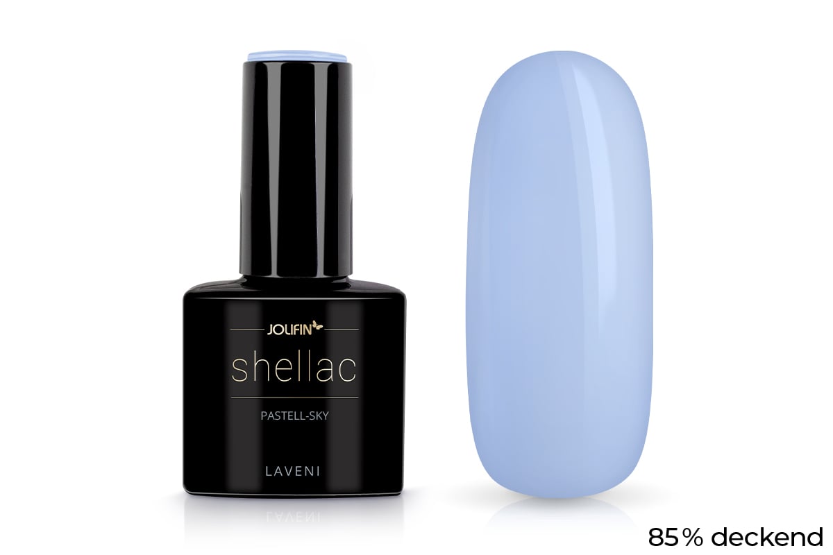 Jolifin LAVENI Shellac - pastel-sky 10ml