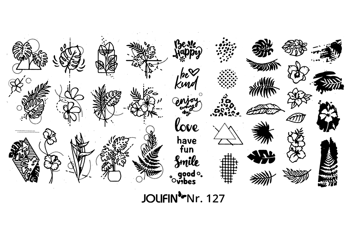 Jolifin Stamping Stencil No. 127