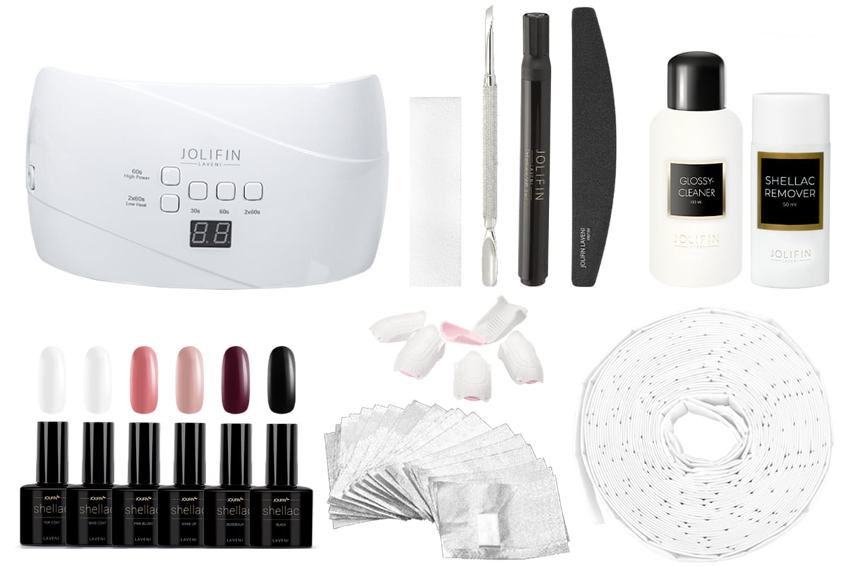 Jolifin LAVENI Shellac Starter Set - M - Basic Device