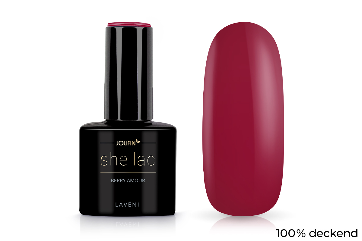 Jolifin LAVENI Shellac - berry amour 10ml