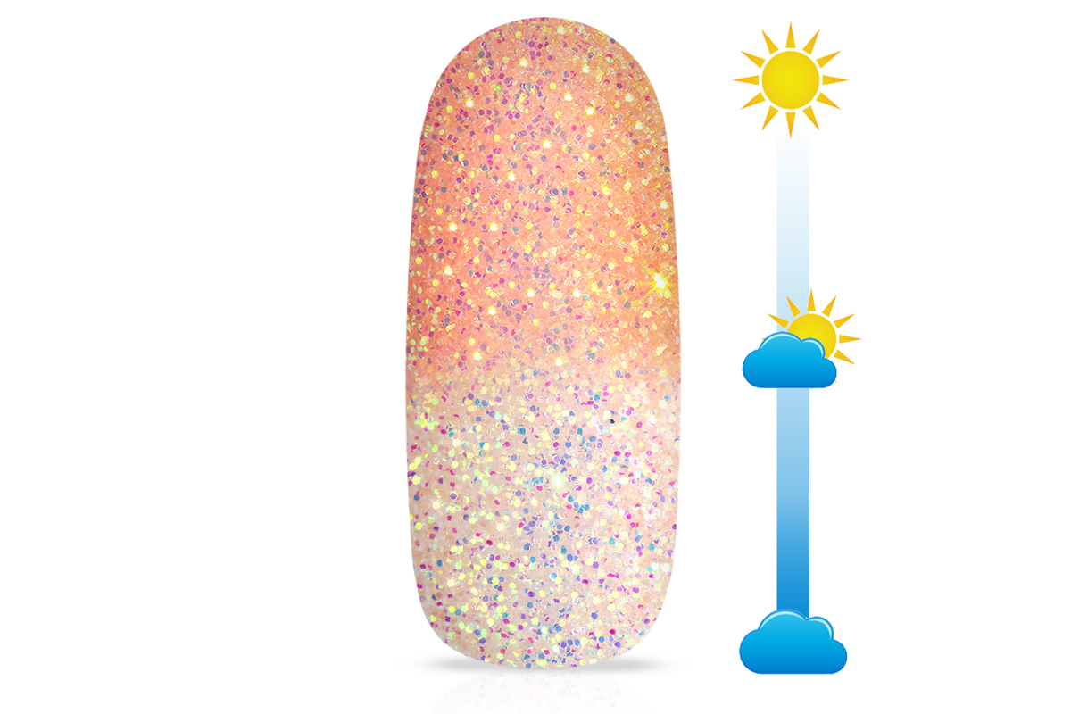 Jolifin LAVENI Solar Glitter Powder - apricot