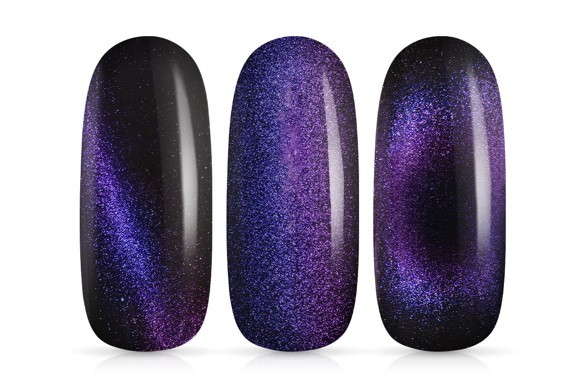 Jolifin LAVENI Shellac - Cat-Eye 9D FlipFlop purple & magenta 10ml