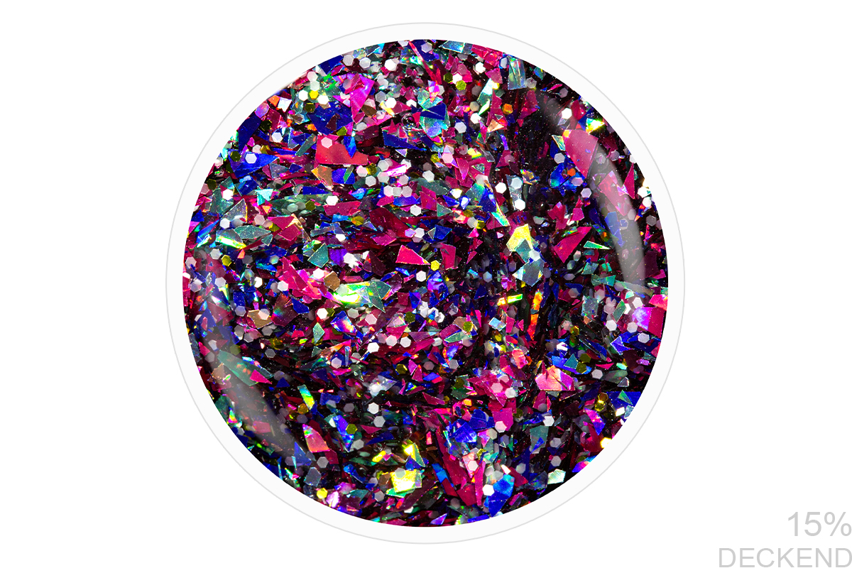 Jolifin LAVENI Shellac - confetti flakes 10ml