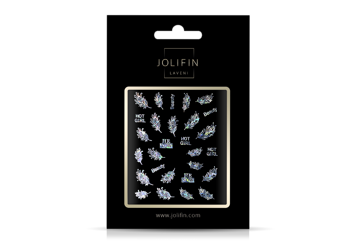 Jolifin LAVENI XL Sticker - Hologram silver No. 5