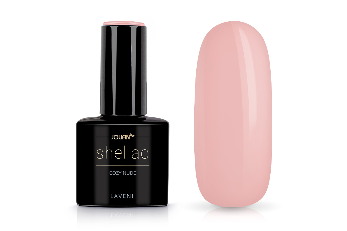 Jolifin LAVENI Shellac - cozy nude 10ml