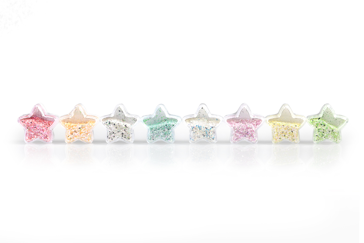 Jolifin Illusion Glitter Set - magic pastel